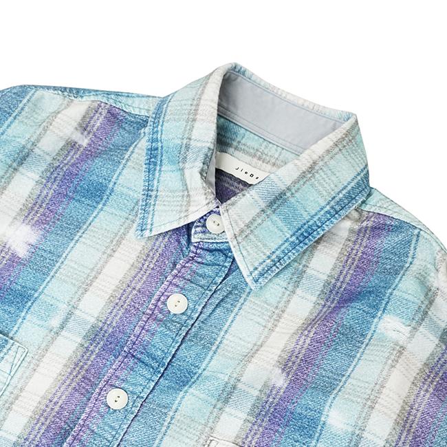 ジャケット・アウター JieDa FLANNWL DAMAGE SHIRT ジャケット・アウター JieDa FLANNWL DAMAGE SHIRT Jieda DAMAGE