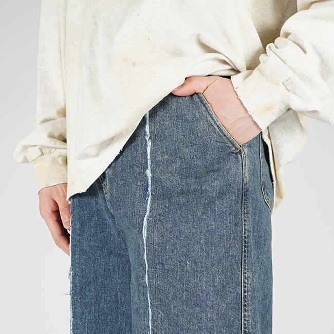 JieDa JieDa(ジエダ) CUTTING WIDE DENIM カッティングワイド