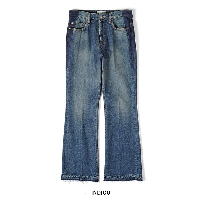 JieDa（ジエダ） USED FLARE DENIM PANTS ユーズドフレアデニムパンツ