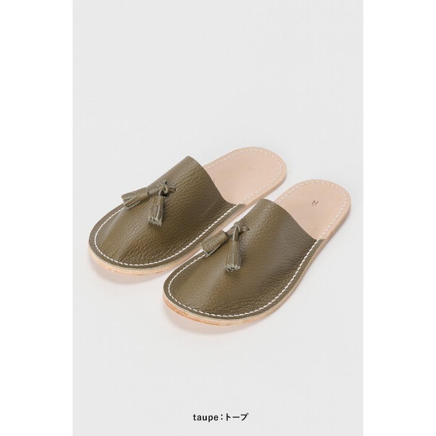 Hender scheme レザーミュール スリッポン Hender Scheme（エンダースキーマ） レザースリッパ leather slipper