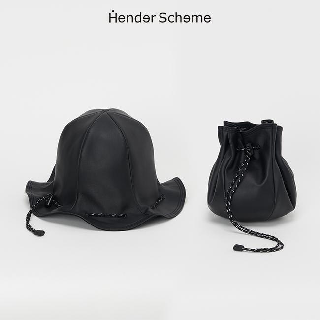 Hender Scheme　エンダースキーマ　レザーバケットハット　黒　ブラック Hender Scheme 【数量限定特別価格】 新品 エンダースキーマ Pig