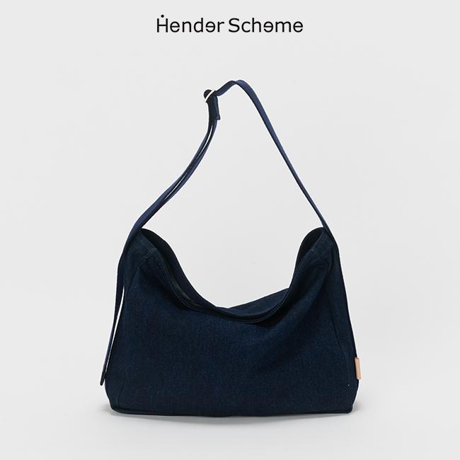 エンダースキーマ Hender Scheme スクエアショルダーバッグ スモール インディゴワンウォッシュ square shoulder