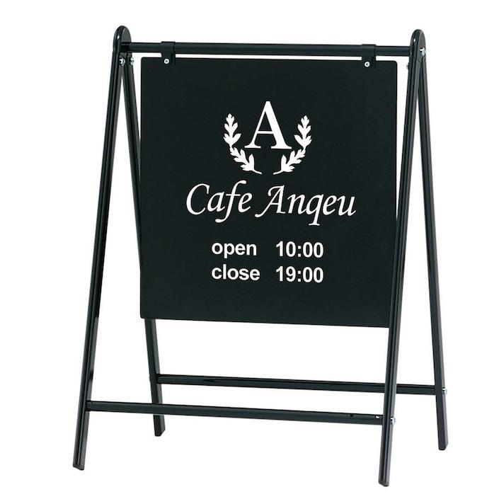 【データ入稿】B-445 看板 店舗用 バリケード型 看板 スタンド 立て看板 バリケードサイン 注意喚起 両面 屋外 | 