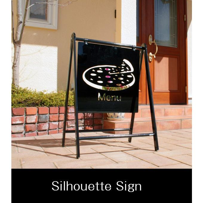 データ入稿 おしゃれ看板 スタンド看板 屋外用看板 店舗看板 B 445 シルエットサイン B 445 Silhouette P 株式会社 ライトビコー 通販 Yahoo ショッピング