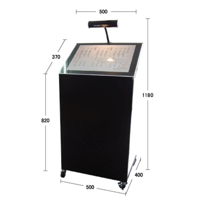 Ml 77 メニュースタンド メニュー台 メニュー看板 スタンド看板 店舗看板 屋外 飲食店 カフェ レストラン Ml 77 株式会社 ライトビコー 通販 Yahoo ショッピング