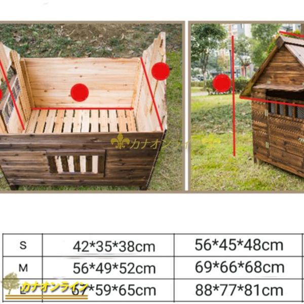 犬小屋 屋外用 中型犬 大型犬 ドッグハウス 設計 休憩所 持ってる ベッドマット 簡単組立 通気性 57x46x49 ハウス ケージ 用｜wrsmstore3｜14