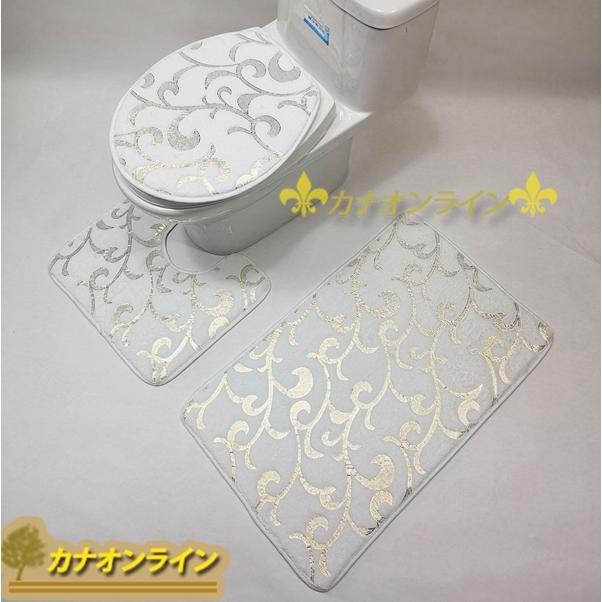 北欧風 トイレ足元マット おしゃれ トイレマット 吸水 Pvベルベット トイレフタカバー 暖かい 便座カバー 3点セット ふんわり U型 Scsg915b45 カナオンライン 通販 Yahoo ショッピング