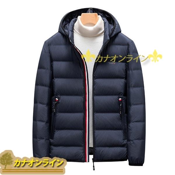 超お買い得 軽量 ダウンコットン 大きいサイズ 冬服 メンズ 男性用 中綿ジャケット ダウンジャケット 韓国風 フード付き 暖かい 快適 かっこいい ダウンコート カラー ブラック Www Buccella Com