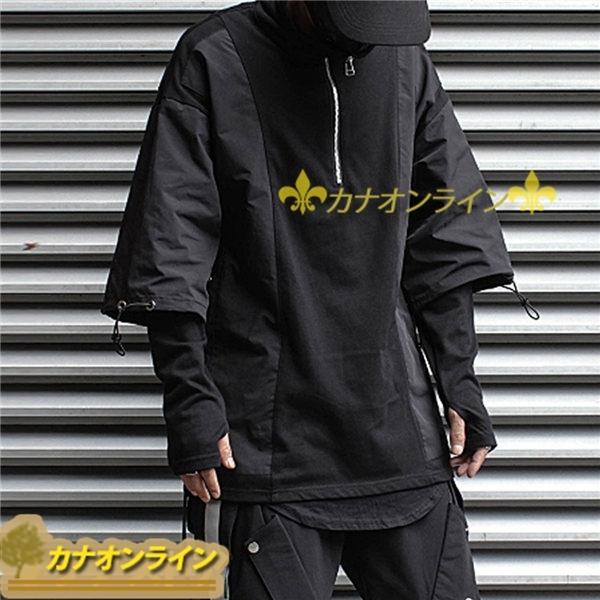 メンズ 立ち襟 ウインドブレーカー パーカー 暗黒系 ゆったり サイバーパンク 重ね着 春秋 カッコイイ ファッション 忍者服 ジャンパー Wyrda4f1278 カナオンライン 通販 Yahoo ショッピング