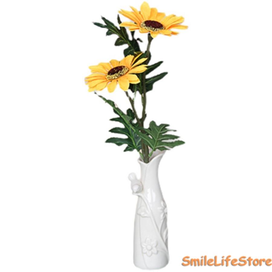 向日葵 造花 ひまわり 北欧風 セラミック花瓶付き 小さい ミニ 枯れない花 花束 観葉植物 ブーケ 鉢植え 盆栽 インテリア 室内 部屋 Ccjawxnaidh41 Smilelifestore 通販 Yahoo ショッピング