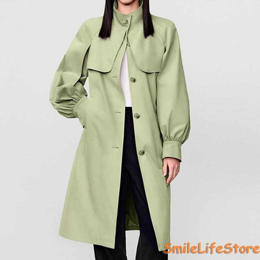 あなたにおすすめの商品 春秋 レディース トレンチコート グリーン 薄手 復古 優しい 復古 きれいめ 日系 快適 着回し 無地 ベルト付き スタンドカラー 防風 トレンチコート カラー グリーン Www Fintxt Nl
