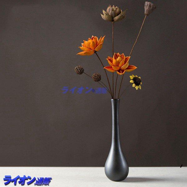 ドライフラワー 花瓶 フラワーベース 黒陶 蓮 素陶 白陶 果実 セミラック 葉 乾燥した花 洋風花瓶 ぶりざーど 禅 生け花 生花 手芸 Jxfjc06b3be ライオン通販 通販 Yahoo ショッピング