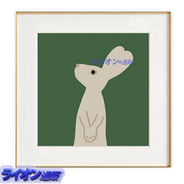 メーカー再生品 絵画 ポスターシー アートフレーム 動物柄 キャラクター 簡約 ポスターシー アートフレーム 動物柄 モダン グリーン キャラクター 簡約 北欧風 兎柄 子供部屋 壁の絵 おしゃれ 装飾画 アートパネル Www Threeriversofs Com
