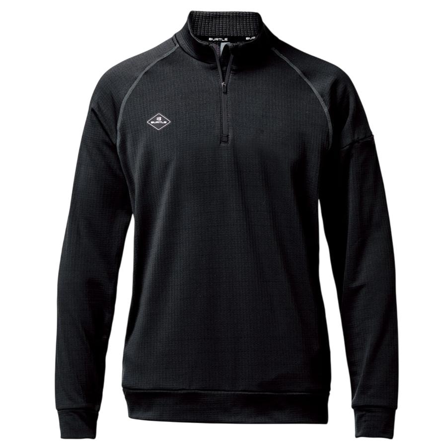 バートル　ハーフジップシャツ　4113 アンダーレイヤーシャツ　吸汗速乾　 ストレッチ　制電ケア　消臭　ユニセックス BURTLE　保温 | BURTLE | 12