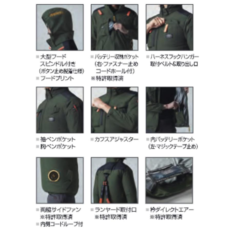 BURTLE（バートル） 2026年モデル AC2041 綿100％ 長袖 サイドファン