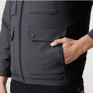 BURTLE（バートル） ハイバック 半袖 空調服 レッド ファン レッド