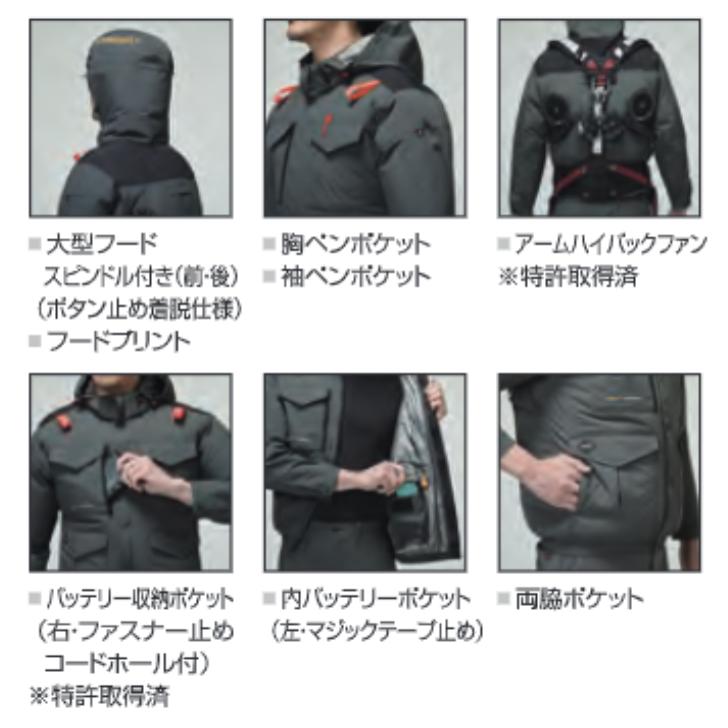 BURTLE（バートル） 2026年モデル AC2106 ハイバックファン 半袖 遮熱