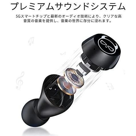 Amaface ワイヤレスイヤホン かわいい Bluetoothイヤホン ブルートゥース イヤホン 32時間連続再生 おしゃれイヤホン ブル 高品質