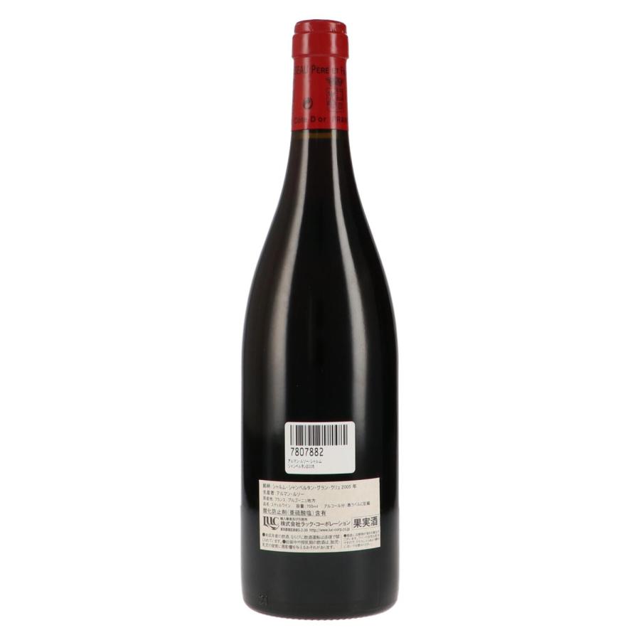 ブランド登録なし - アルマン ジャン・ジャック・ルソー 2005 シャルム もの言う花呼びりんタン Domaine Armand Rousseau Charmes-Chambertin Grand Cru 750ml 定まり品 A2213