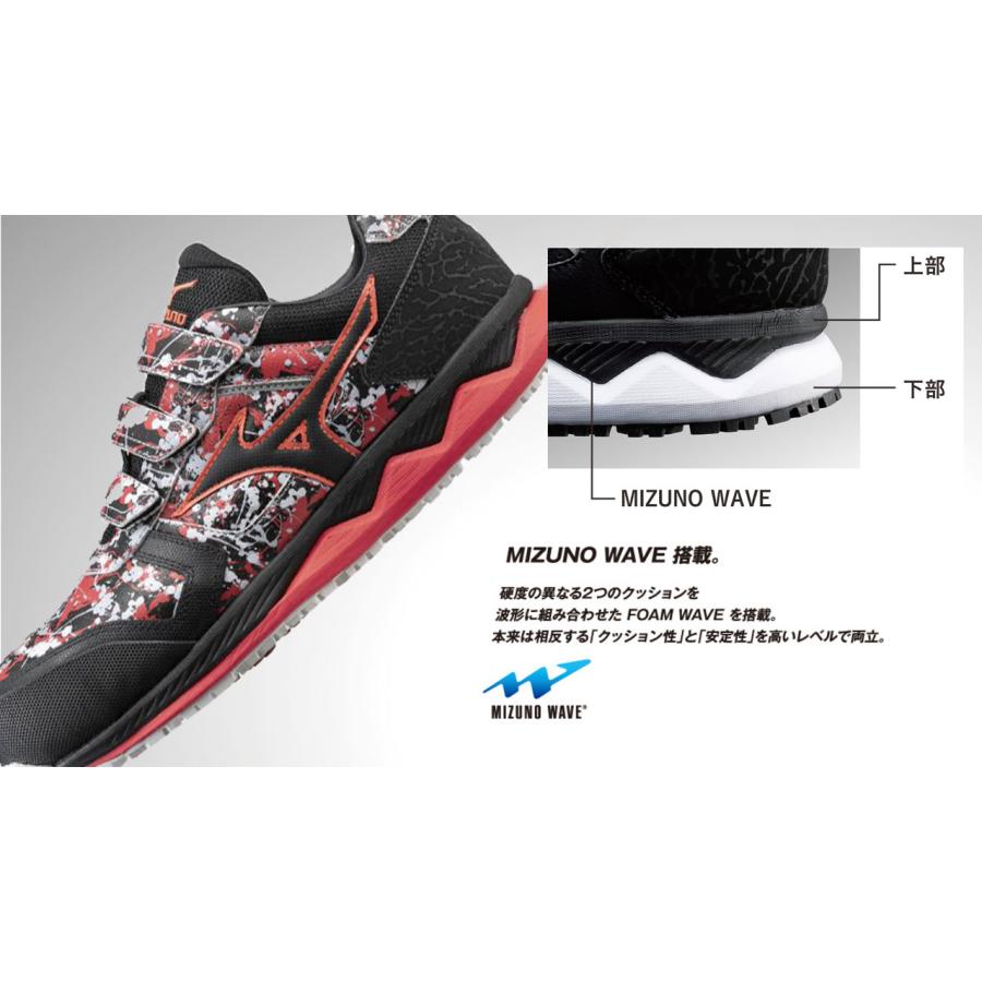 ミズノセーフティシューズ、オールマイティ　HWll 22L 安全靴 ミズノ 安全靴 オールマイティ HWII 22L F1GA2401 |｜ワーク