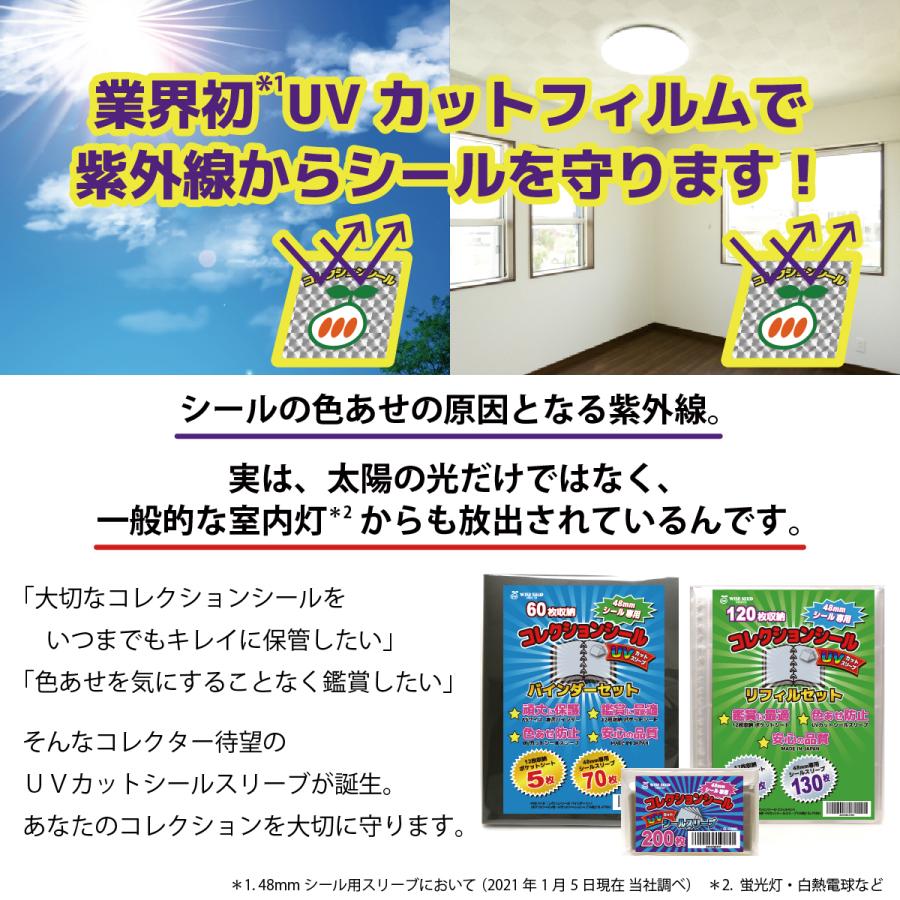 UVカット ビックリマンシール スリーブ (200枚) 48mm 専用 UV UVカット ビックリマンシール スリーブ (200枚) 48mm 専用 UV