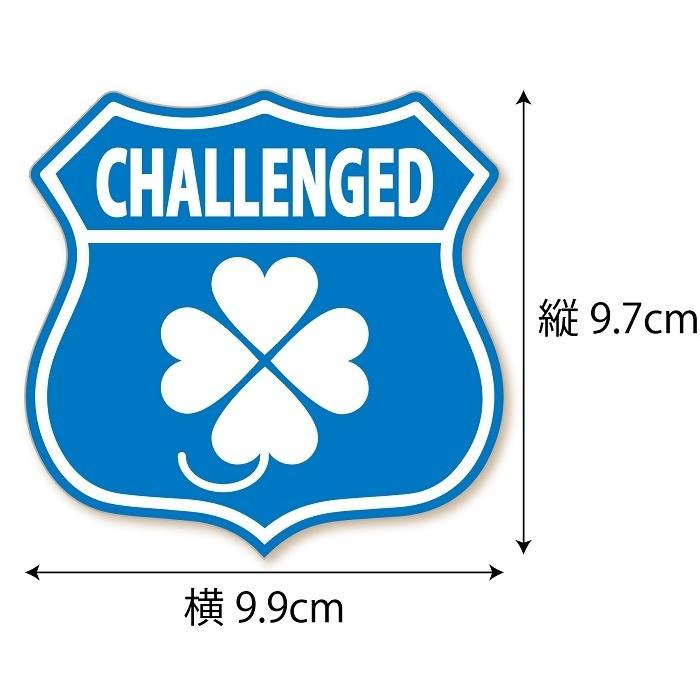 エンブレム カーステッカー 身体障害者マーク クローバー ステッカー タイプ St Em013 フリー 以上節約 車イス 車椅子 車いす 駐車スペース 障がい者マーク