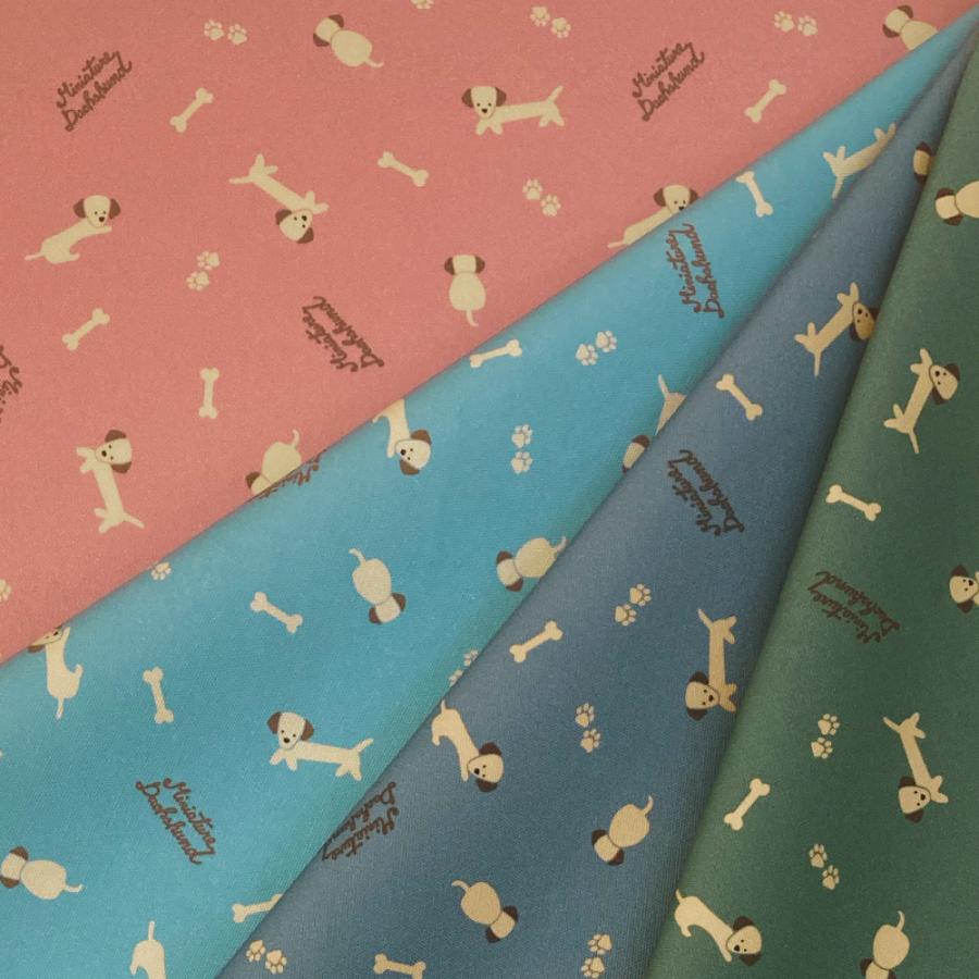 ゆるダックスフンド 国産オックス/ブロード/シーチング/ダブルガーゼ