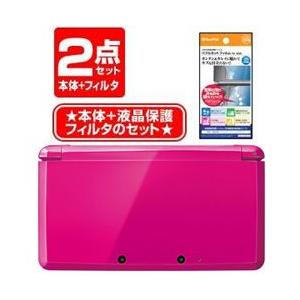 新品2点セット 3DS本体 ニンテンドー3DS 本体 グロスピンク (CTR-S-PDBA)+液晶フィルタ?｜wsm-store