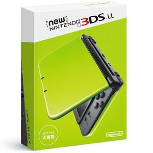 【新品】New3DSLL本体 Newニンテンドー3DS LL ライム×ブラック (任｜wsm-store