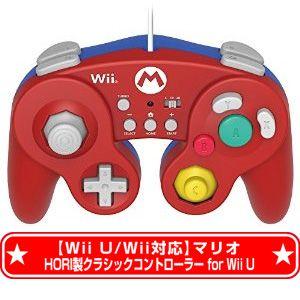 【+5月7日発送★新品】Wii WiiU周辺機器 (Wii U Wii対応) ホリ製 クラシックコントローラー for Wii U マリオ｜wsm-store