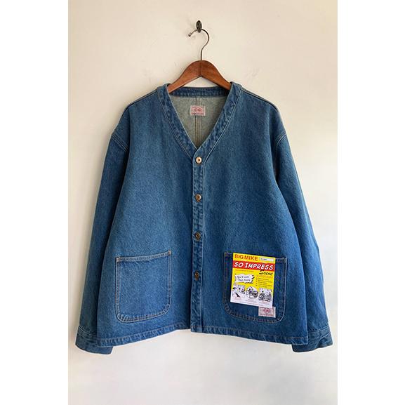 BIG MIKE BIGMIKE Engineer Denim Jacket L.INDIGO BLACK ビッグ