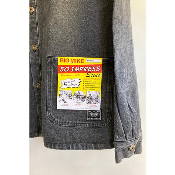 BIG MIKE BIGMIKE Engineer Denim Jacket L.INDIGO BLACK ビッグ