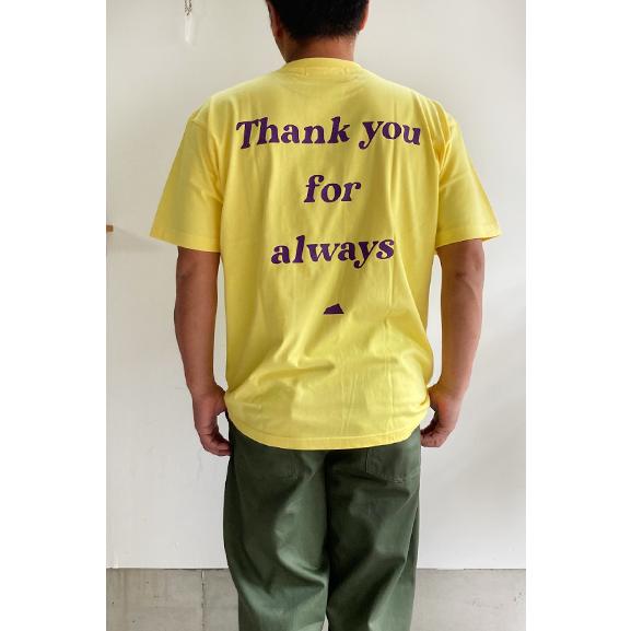 melple×SALVAGE PUBLIC Thank you Tシャツ メイプル サルベージパブリック ブラック イエロー ホワイト｜wsmarket214｜06