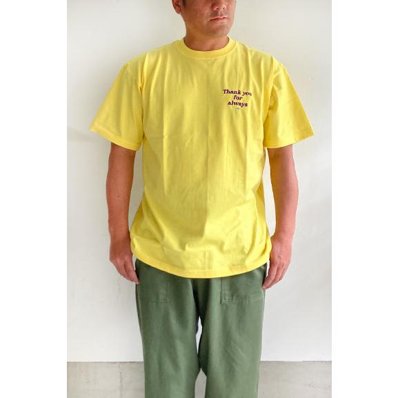 melple×SALVAGE PUBLIC Thank you Tシャツ メイプル サルベージパブリック ブラック イエロー ホワイト｜wsmarket214｜07