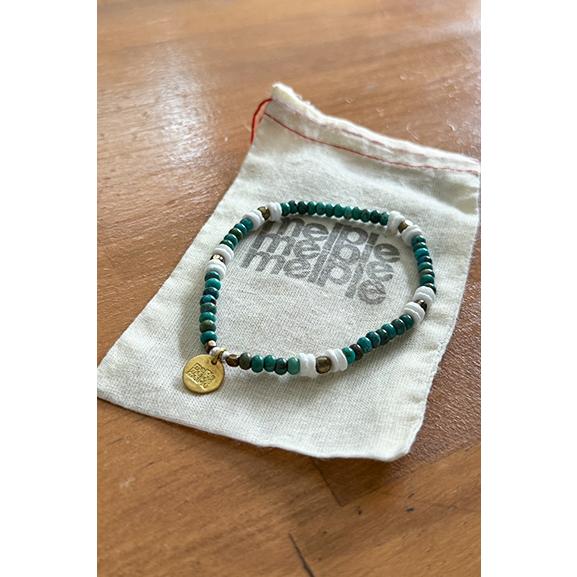 melple（メイプル） melple BEADS BRACELET - Turquoise ビーズ