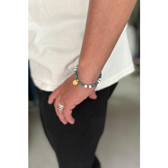 melple（メイプル） melple BEADS BRACELET - Turquoise ビーズ