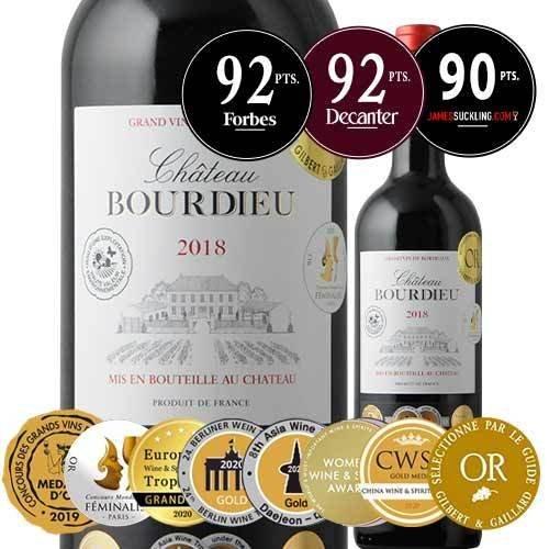 ワイン 赤ワイン シャトー ・ブールデュー 2018年 フランス ボルドー フルボディ 750ml｜wsommelier