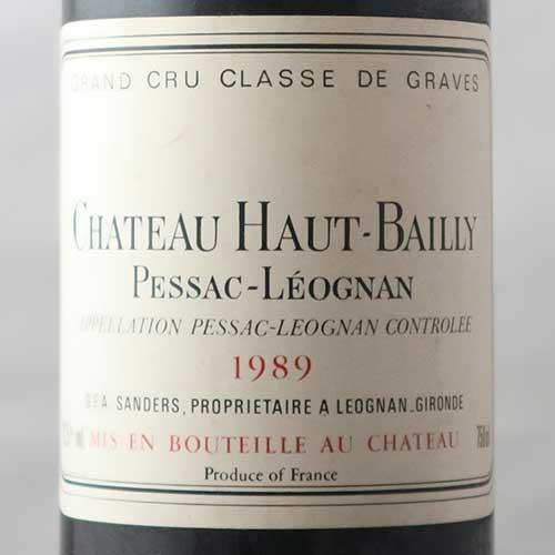 ワイン 赤ワイン シャトー・オー・バイィ 1989年 フランス ボルドー