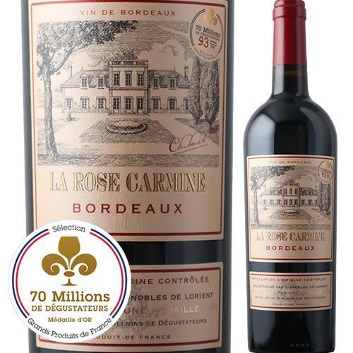 ワイン 赤ワイン ラ・ローズ・カルミン 2022年 フランス ボルドー フル