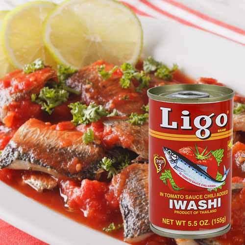缶詰 リゴ・いわしのチリトマト煮・唐辛子入り 155g タイ【食品】【おつまみ】 爆買 |  | 01