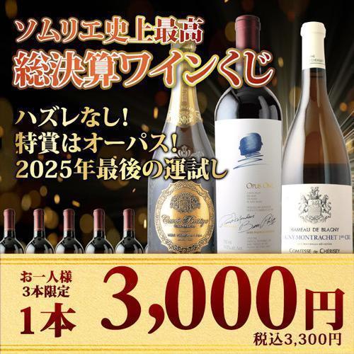 ワイン ワインくじ【WEB限定】数量・期間限定 総決算ワインくじ