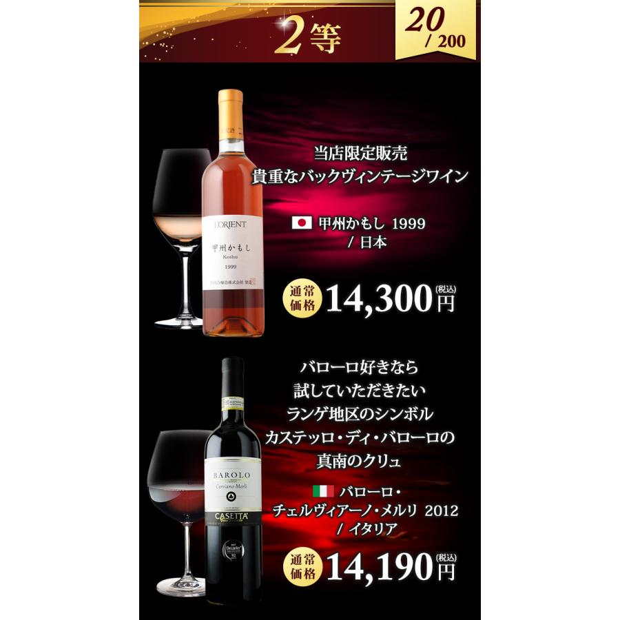 熟成好きのためのバックヴィンテージワインくじ : ワインショップ