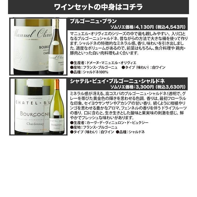 ワイン ワインセット 白ワイン 白ワインの王様 高品質ブルゴーニュ2本