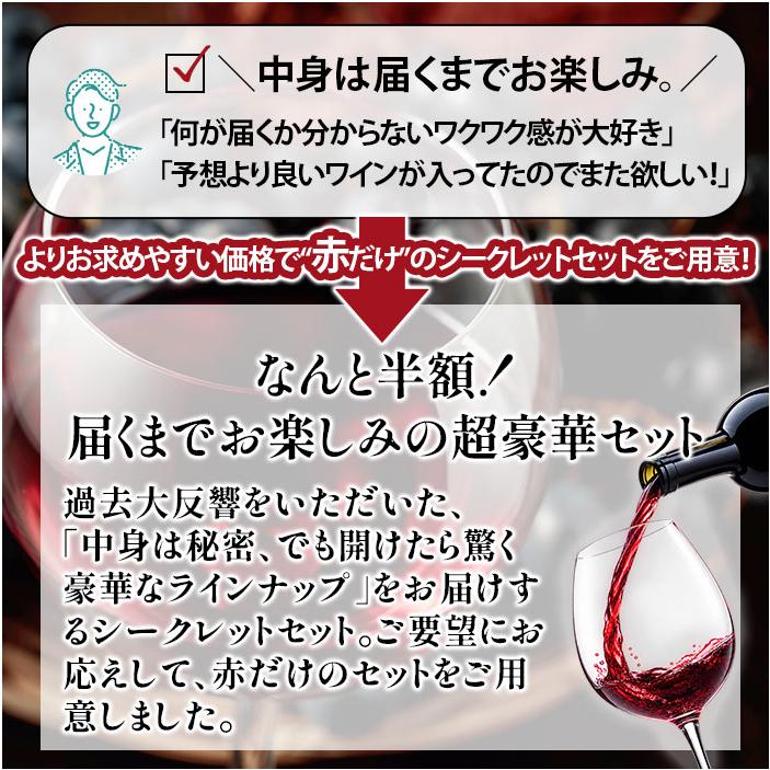 ワインセット 赤だけの完全シークレットセット5本セット 送料無料 |  | 02
