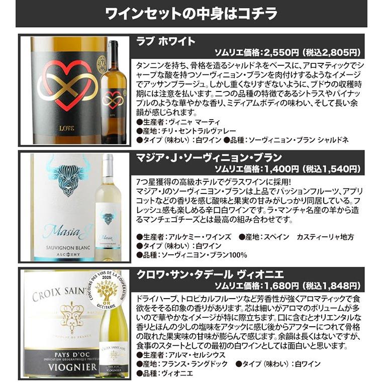 ワイン ワインセット 白ワイン 辛口白ワイン6本セット 第92弾 送料無料