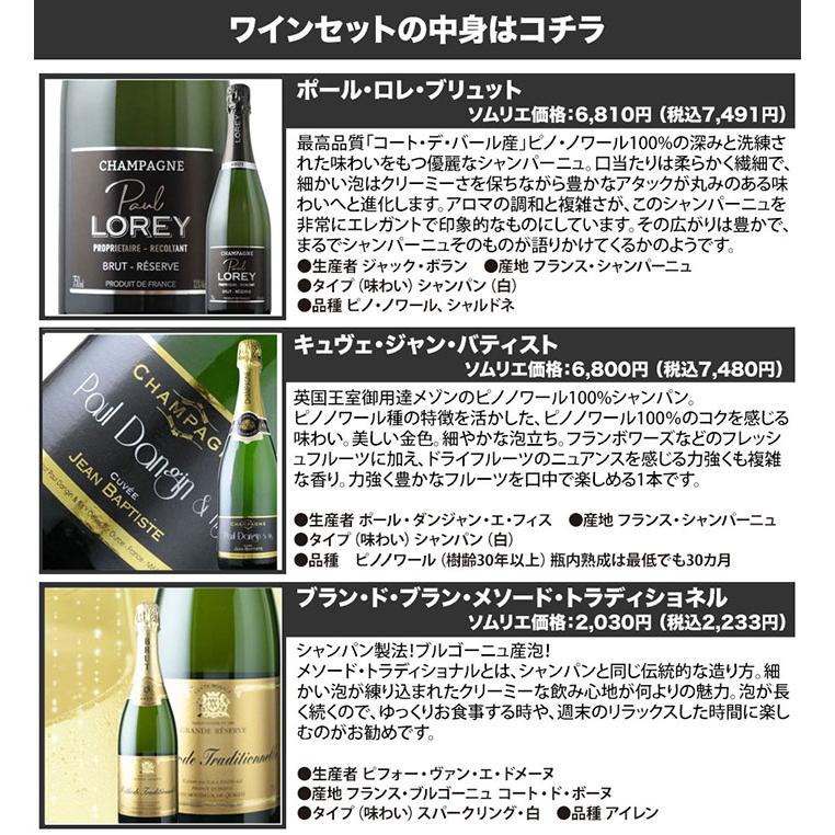 ワイン ワインセット シャンパン・スパークリングワインセット
