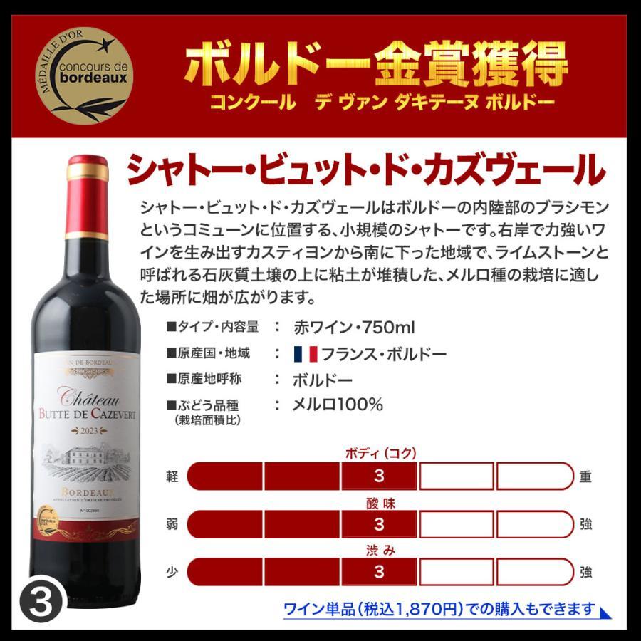 ワイン 赤ワインセット 全部金賞ボルドー 赤ワイン10本セット 送料無料