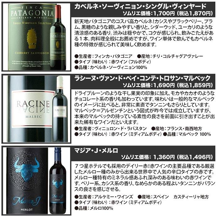 ワイン ワインセット ミックス 金賞入り J.S.A.認定ソムリエのこだわり