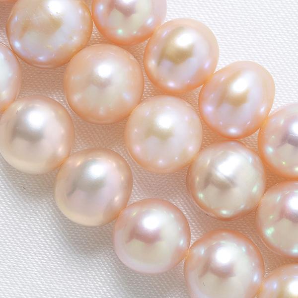 淡水パール ロング パールネックレス オレンジピンク(ナチュラル 淡水パール ロング パールネックレス オレンジピンク(ナチュラル