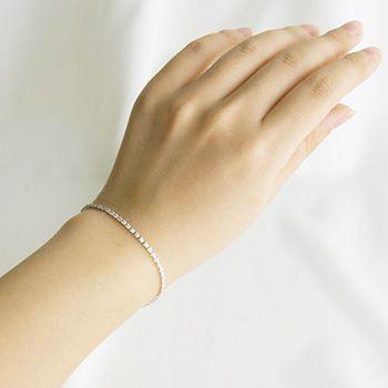 PT900 プラチナ ダイアモンド1CT ブレスレット 楽天市場】pt900【1.0ct】ダイヤモンド テニス ブレスレット